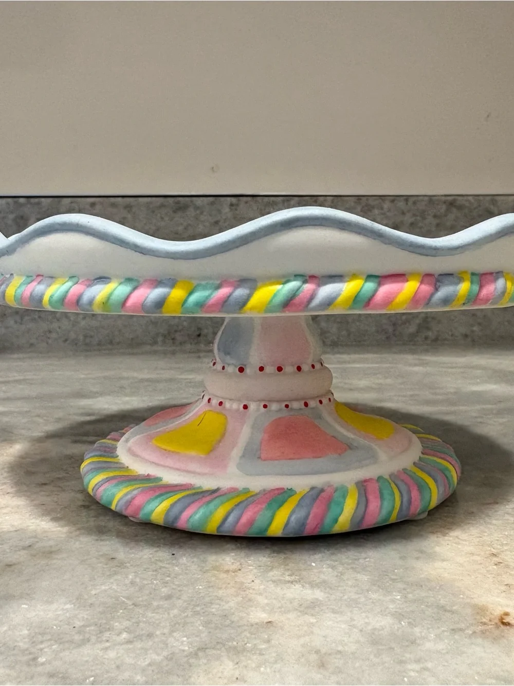 Retired PARTYLITE Tiered Birthday Celebration Cake Tealight Candle Holder P7326